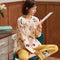 Pajamas Women Cotton Long Sleeved Korean Two-Piece Sets Loose Plus Size Outdoor Loungewear Sleepwear