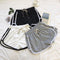 Img 5 - Black Casual Running Shorts Women Summer Loose High Waist Slim Look Outdoor Wide Leg Plus Size Pajamas Pants