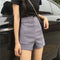 Img 2 - High Waist Shorts Women Outdoor insSummer Popular Slim Look Black Wide Leg Pants Casual