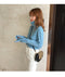IMG 171 of Korean Turtleneck Yarn Long Sleeved Sweater Women Thin Student Undershirt Tops Outerwear