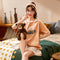 Pajamas Women Summer Short Sleeve Shorts Student Adorable Thin Two-Piece Sets Loungewear Outdoor Sleepwear