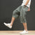 Img 1 - Men Summer Cropped Pants Trendy Loose Sporty Casual Shorts Three-Quarter