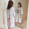 Plus Size Pajamas Women Summer Short Sleeve Adorable Cartoon Student Pregnant Woman Sweet Look Pyjamas Loose Korean Casual Loungewear Sleepwear