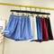 Img 2 - Shorts Women Summer High Waist Drape Plus Size Wide Leg Pants Outdoor Thin Solid Colored Pajamas Culottes Pants