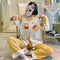 Popular Streaming Pajamas Women Lapel Cotton Long Sleeved Trendy Western Cardigan Loungewear Sets Sleepwear