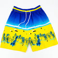 Img 14 - Summer Beach Pants Men Loose Coconut Trees Casual Bermuda Plus Size Quick-Drying Surfing Shorts