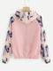 IMG 107 of Camo Prints Spliced Color-Matching Zipper Women Hooded Jacket HQ Outerwear