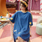 Summer Korean Short Sleeve Pajamas Women Pyjamas Cotton Loose Sweet Look Teens Loungewear Sleepwear