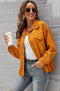 IMG 108 of Europe Women Jacket Single-Breasted Casual Shirt Outerwear