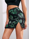 Img 6 - Summer Europe Women Dragon Printed Slim Look Drape High Waist Skirt Hip Flattering