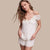 Img 1 - Europe Women Solid Colored Sleeveless Lace Slip Sexy Loungewear Pajamas Two-Piece Sets