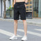 Summer Thin Silk Casual Shorts Men Loose Slim Look Straight Pants Trendy All-Matching knee length Shorts