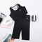 IMG 109 of Jogging Sporty Aid In Sweating Sets Women Slim Look High Waist Hip-Flattering Fitness Yoga Tank Top Two-Piece Activewear