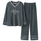 Img 5 - Women Pajamas Long Sleeved Lapel Cotton Plus Size Pants Adorable Loungewear Sets