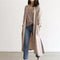 Img 1 - Korea Suits Windbreaker Thin Women Long Cotton Blend Suit Flaxen Sunscreen