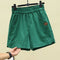 Img 7 - Cotton Shorts Women Summer Loose Korean Elastic High Waist Pants Slim Look All-Matching Casual A-Line