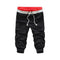 Summer Men Casual Pants Cropped Sport Cotton Beach Pants