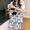 Img 3 - Pajamas Women Summer Korean Short Sleeve Adorable Cartoon Casual Loose insStudent Loungewear Sets