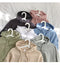 IMG 106 of Couple Sweatshirt Hooded Thick Trendy Solid Colored ins Outerwear