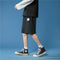 IMG 115 of Summer insTrendy Label Sporty Casual Shorts Men Korean Loose Straight Plus Size knee length Shorts