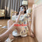 Pajamas Women Summer Loose Plus Size Sweet Look Adorable Student Short Sleeve Shorts Outdoor Korean Loungewear Sets Sleepwear