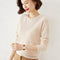 Long Sleeved Wool Knitted Sweater Women Korean Slim Look Round-Neck Matching Outerwear