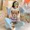 Pajamas Women Cotton Long Sleeved Student Japan/Korea Cartoon Adorable Loungewear Outdoor Summer Sleepwear