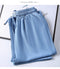 IMG 108 of Summer Denim Wide Leg Pants Women Drape Straight Ice Silk Loose Thin Casual Pants