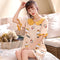 Img 4 - Pajamas Women Summer Thin Cotton Pyjamas Korean Sweet Look Adorable Student Casual Home Plus Size Loungewear