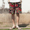 Cotton Blend Shorts Men Pants Summer Sporty knee length Beach Flaxen Jodhpurs Shorts