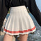 Img 7 - Korean Women Pleated College High Waist Anti-Exposed A-Line Skirt