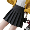 Img 5 - A-Line Black Women Student Summer High Waist Slim-Look All-Matching Anti-Exposed College Tennis Pleated Skirt
