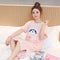 Southeast Asia Pyjamas Women Summer Pajamas Korean Short Sleeve Dress Sweet Look Cartoon Adorable Teens Loungewear Sleepwear