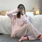 Sets Women Sleeve Length Pants Purple Pajamas Demure Casual Loungewear Sleepwear