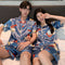 Couple Pajamas INS Summer Replica Printed Loungewear Thin Plus Size Sets Men Women Sleepwear