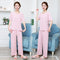 Seamless Women Short Sleeve Sets Pajamas Outdoor Loungewear Solid Colored Trendy Loose Wide Leg Pants Sleepwear