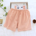 IMG 111 of Japanese Fresh Looking Double Layer Cotton Pajamas Pants Women Summer Loose Thin Home Mid-Length Shorts