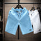 Img 2 - Plus Size Shorts Men Loose Casual Summer Korean Thin Mid-Length Bermuda Shorts