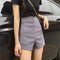IMG 108 of High Waist Shorts Women Outdoor insSummer Popular Slim Look Black Wide Leg Pants Casual Shorts