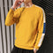 Round-Neck Long Sleeved Sweatshirt Trendy Tops Matching Outerwear