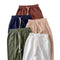 Img 5 - Cotton Blend Women Pants Loose Plus Size Thin Colourful Ankle-Length Straight Casual Pants