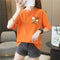 Img 1 - Korean T-Shirt Women Short Sleeve Summer Round-Neck Printed Casual Half Sleeved Loose All-Matching Tops