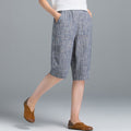 Img 7 - Elastic Waist Cotton Blend Shorts Women Summer Thin Loose Lantern Pants Bermuda