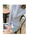 IMG 149 of Korean Office Slim Look Solid Colored Under Stand Collar Sweater Women Outerwear