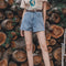 Img 3 - Vintage Hong Kong Wide Leg Shorts Summer Casual High Waist Loose Denim Women