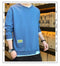 IMG 113 of Sweatshirt Trendy insRound-Neck Tops Loose Non Long Sleeved T-Shirt Outerwear