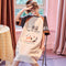 Short Sleeve Pyjamas Cotton Women Thin Mid-Length Dress Pajamas Cartoon Loose Casual Loungewear Sleepwear