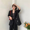 IMG 149 of Blazer Women Summer Korean Casual All-Matching Thin Elegant Loose Three-Quarter Length Sleeves Popular Suit Outerwear