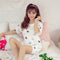 Summer Short Sleeve Pajamas Women Adorable Sweet Look Cartoon Plus Size Loungewear Sets Sleepwear