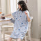 Pajamas Women Summer Thin Cotton Pyjamas Korean Sweet Look Adorable Student Casual Home Plus Size Loungewear Sleepwear